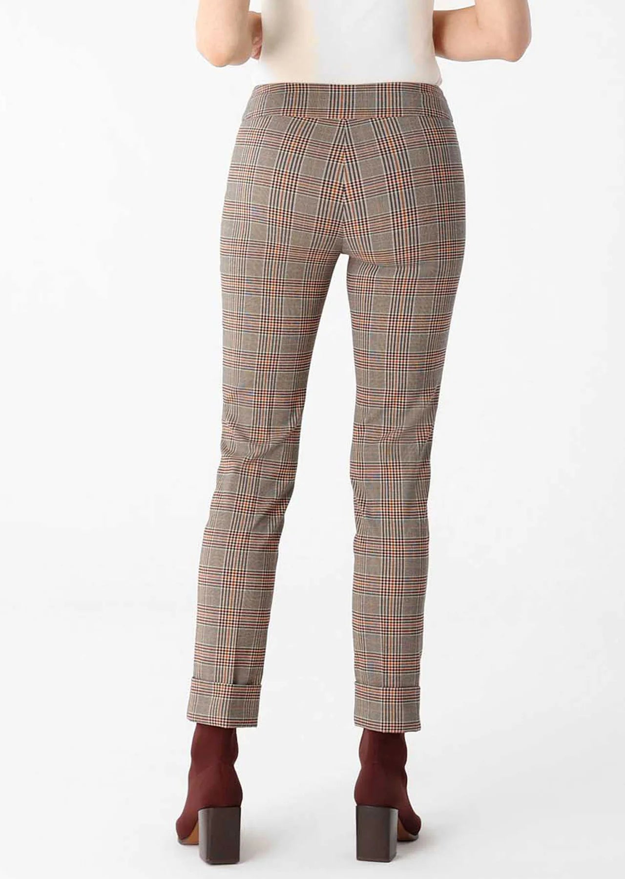 Lisette L Ankle Pant W/ Cuffs, Bellamy Plaid Fabric 