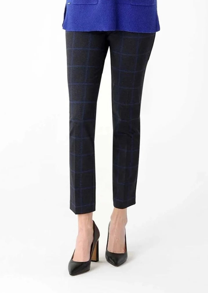 Lisette L Straight Leg Trouser, Wexford Check 