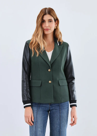 Mixed Media Blazer French Dressing Jeans