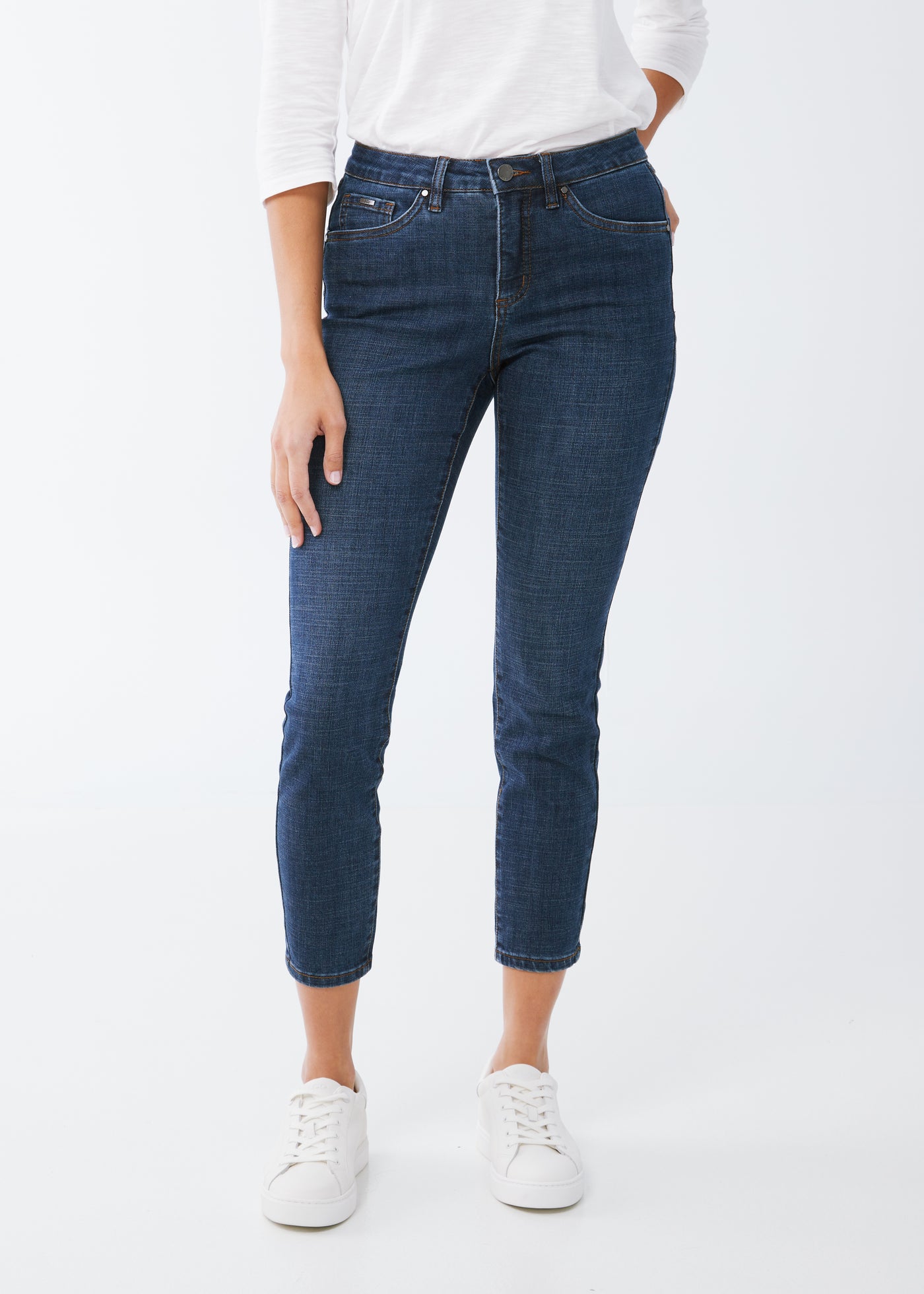 Olivia Slim Ankle French Dressing Jeans