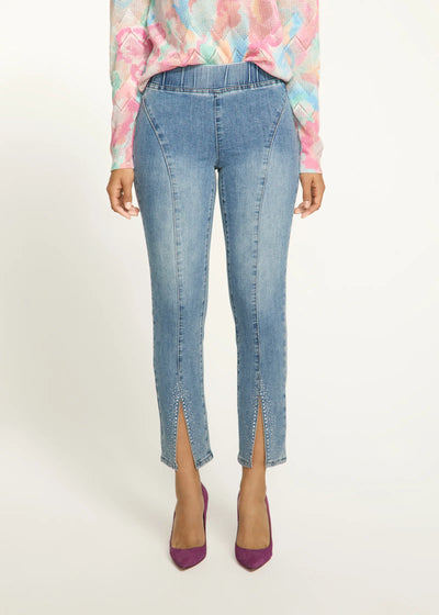 Pull-On Pencil Ankle French Dressing Jeans