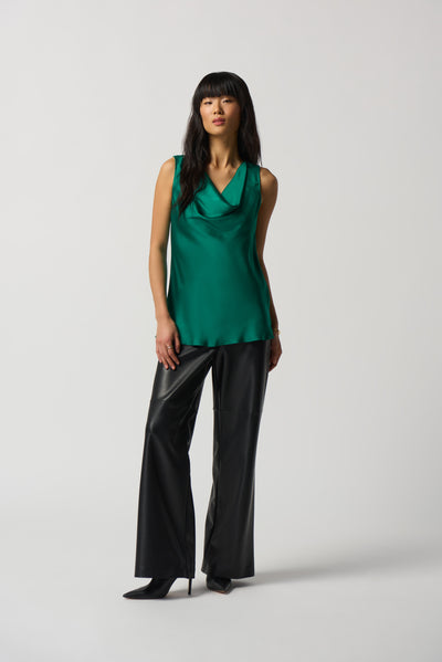 Joseph Ribkoff Cowl Neck Satin Top 