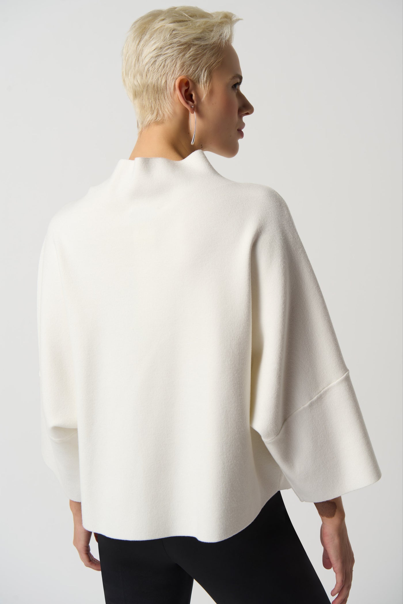 Joseph Ribkoff Funnel Neck Boxy Top 