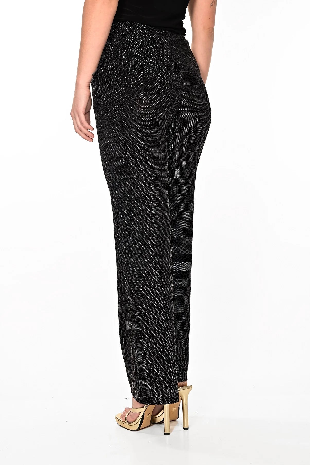 Frank Lyman Shimmer Flared Leg Pants 