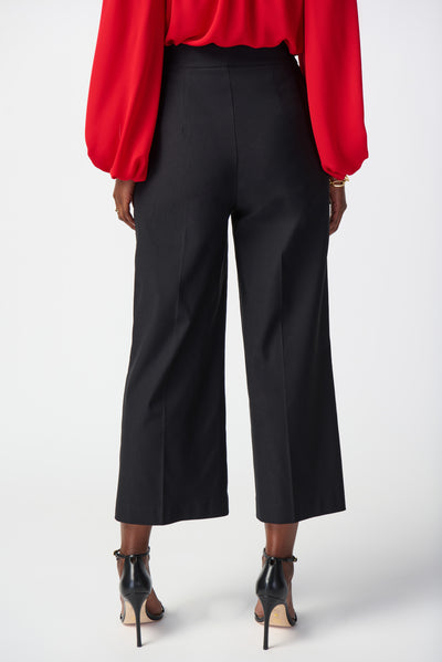 Millennium Culotte Pants With Gold Buttons Joseph Ribkoff