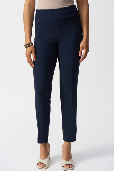 Lux Twill Slim-Fit Pull-On Pants Joseph Ribkoff