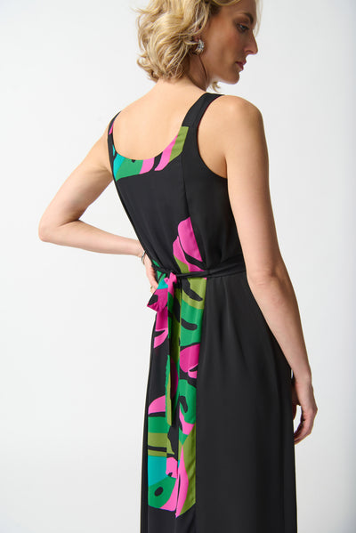 Georgette Tropical Print Dress Joseph Ribkoff