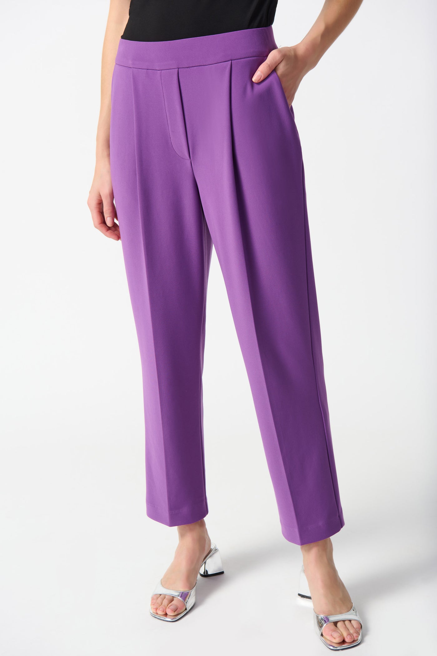 Silky Knit Straight Pants Joseph Ribkoff