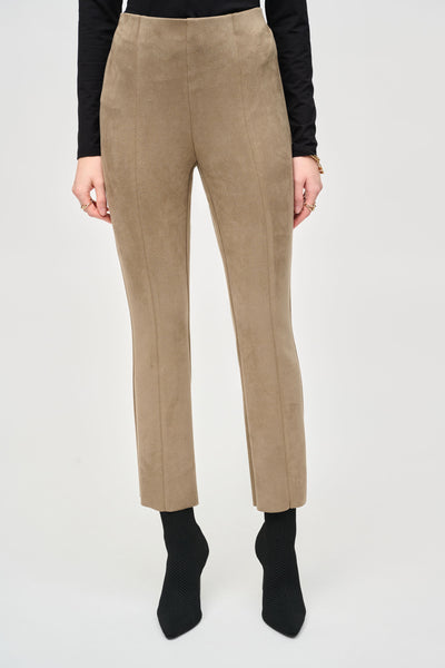 Scuba Suede Flared Pants Joseph Ribkoff