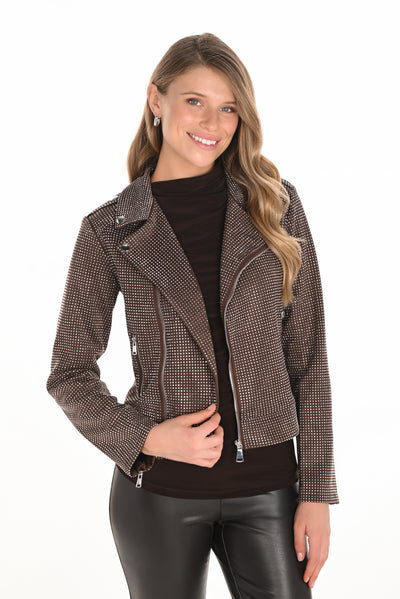 Slim Fit Rhinestone Jacket Frank Lyman