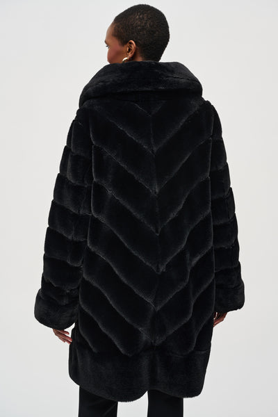 Reversible Faux Fur Coat Joseph Ribkoff