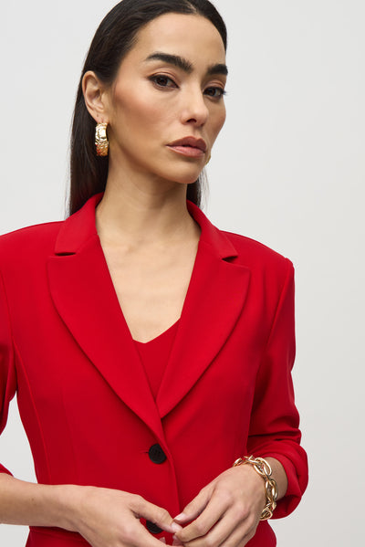 Silky Knit Fitted Blazer Joseph Ribkoff