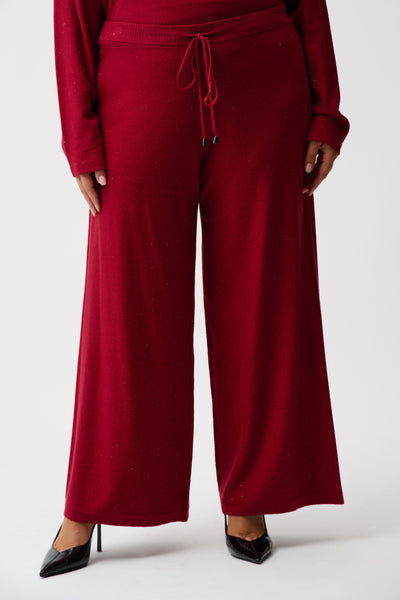 Sequined Sweater Knit Culotte Pants Joseph Ribkoff