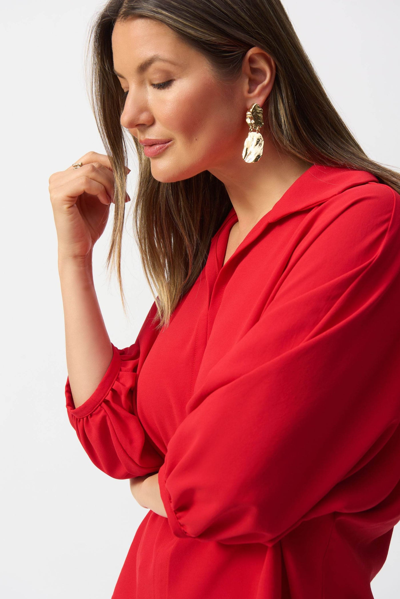 Woven Boxy Top With Shirt Colllar - Dream Pants