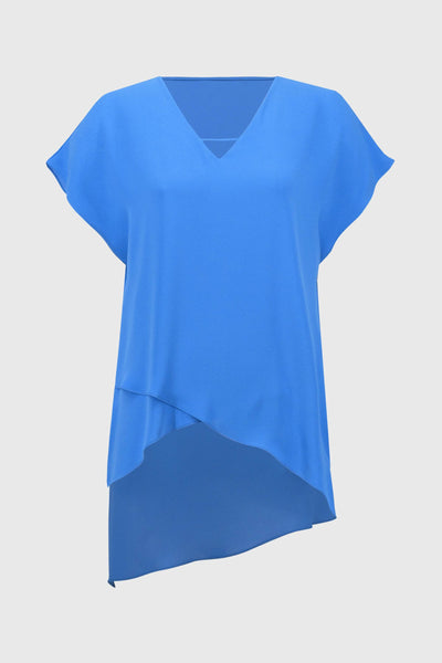 Georgette Asymmetrical Layered Top - Dream Pants