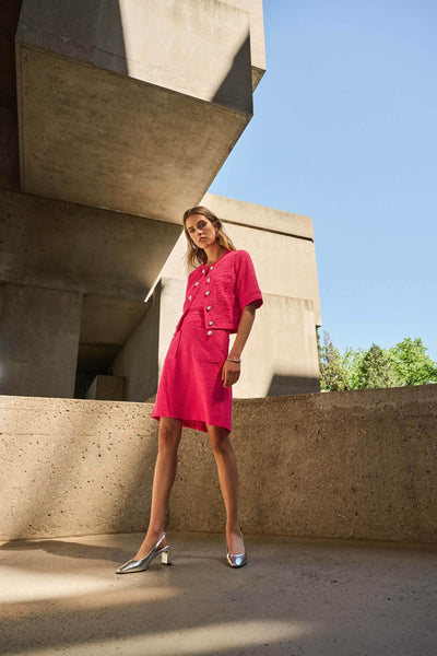 Bouclé A-Line Skirt - Dream Pants