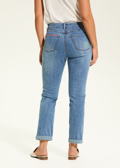 Girlfriend Ankle Denim French Dressing Jeans