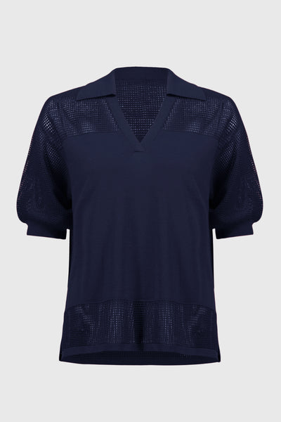 Sweater Knit Pullover With Pointelle Detail Joseph Ribkoff