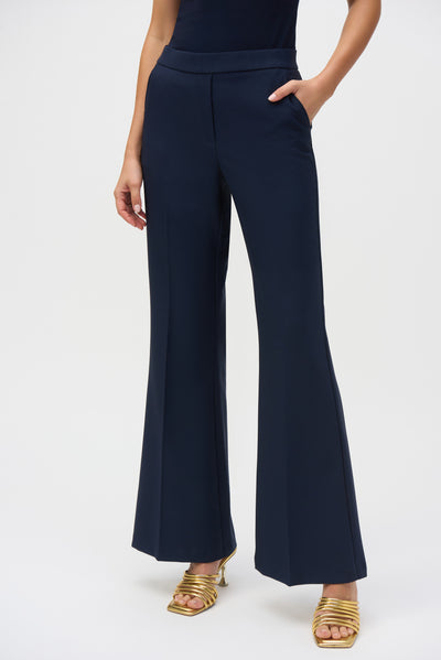Lux Twill Flared Pull-On Pants Joseph Ribkoff