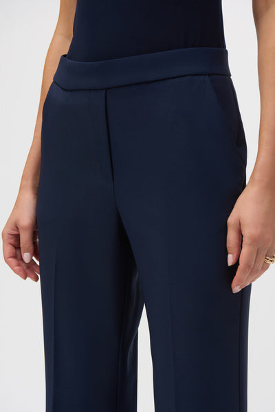 Lux Twill Flared Pull-On Pants Joseph Ribkoff