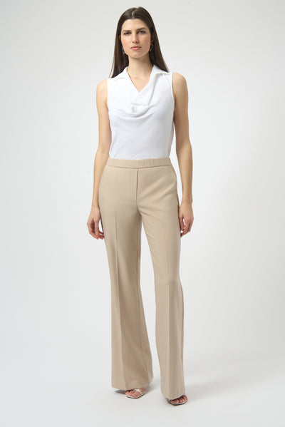 Lux Twill Flared Pull-On Pants Joseph Ribkoff