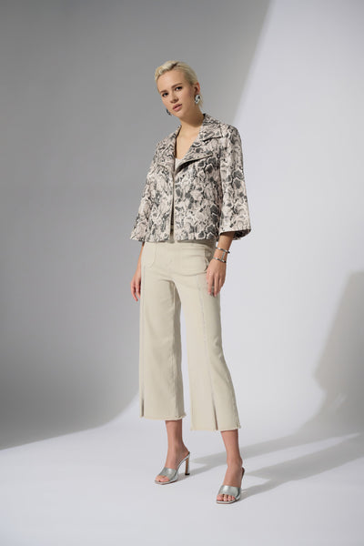 Silky Knit Python Print Swing Jacket Joseph Ribkoff