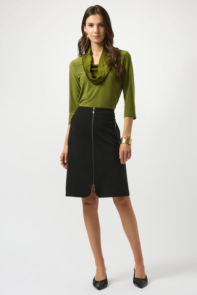 Heavy Knit A-Line Skirt Joseph Ribkoff