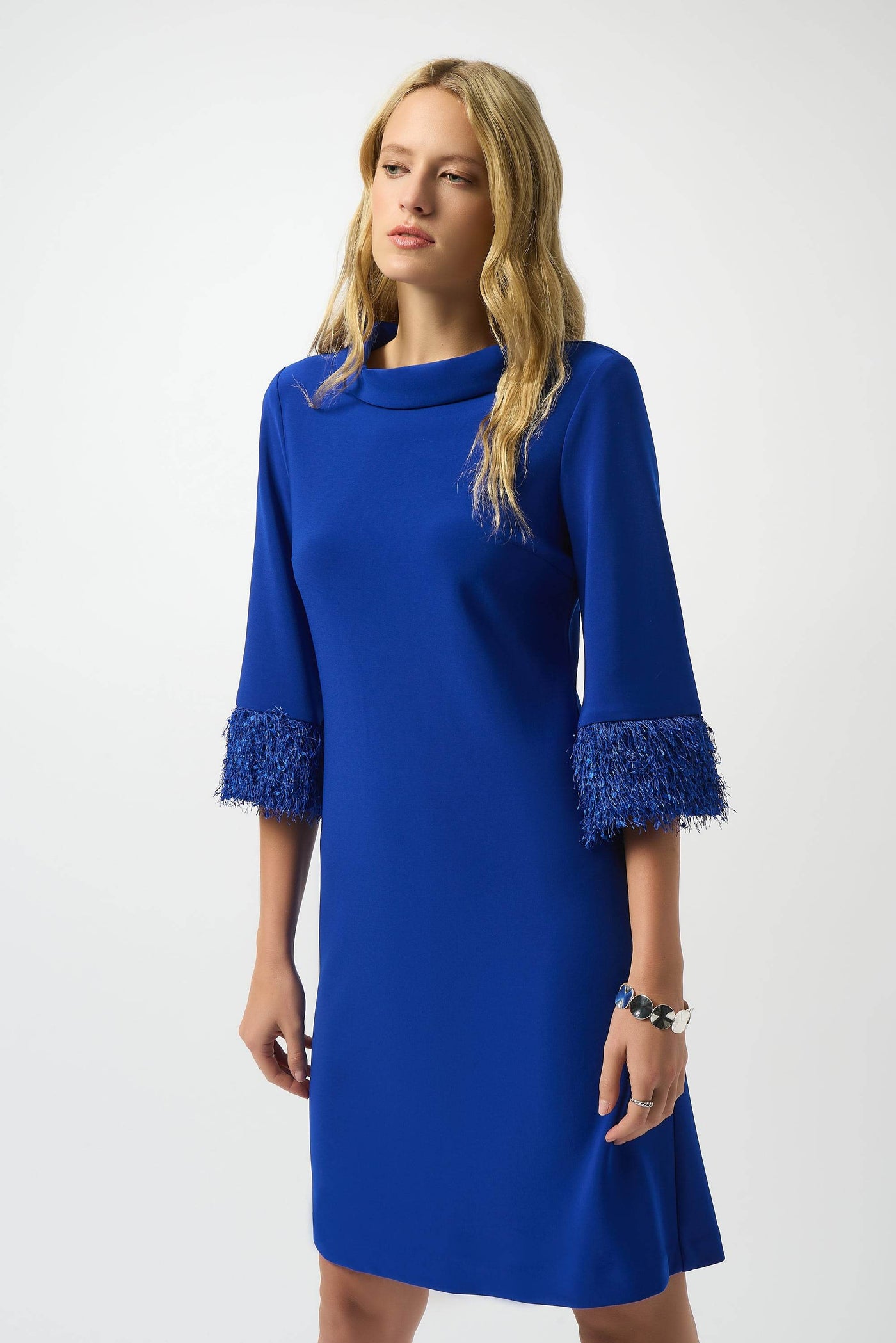Silky Knit & Novelty A-Line Dress Joseph Ribkoff