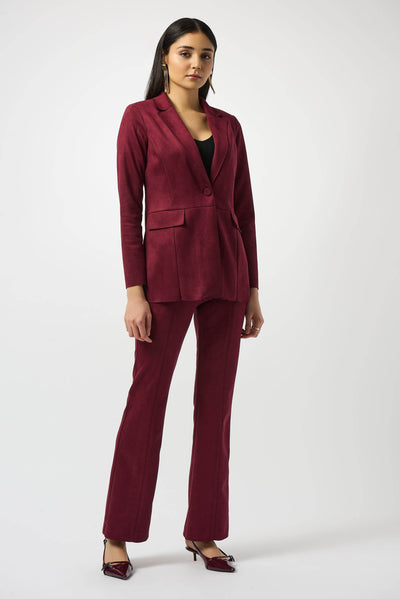 Scuba Suede Straight Blazer Joseph Ribkoff