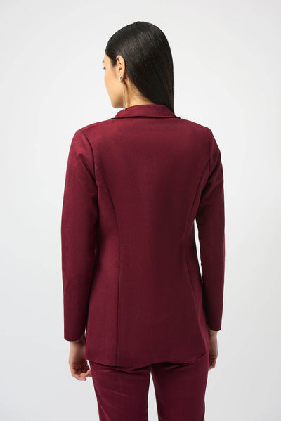 Scuba Suede Straight Blazer Joseph Ribkoff