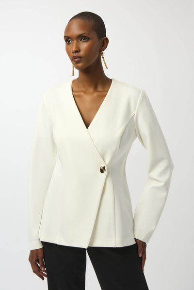 Heavy Knit Fitted Jacket Joseph Ribkoff
