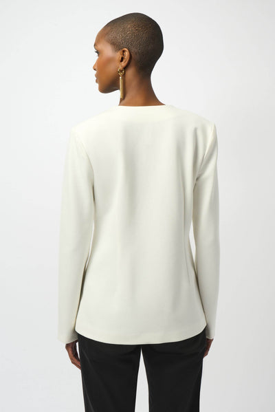 Heavy Knit Fitted Jacket Joseph Ribkoff