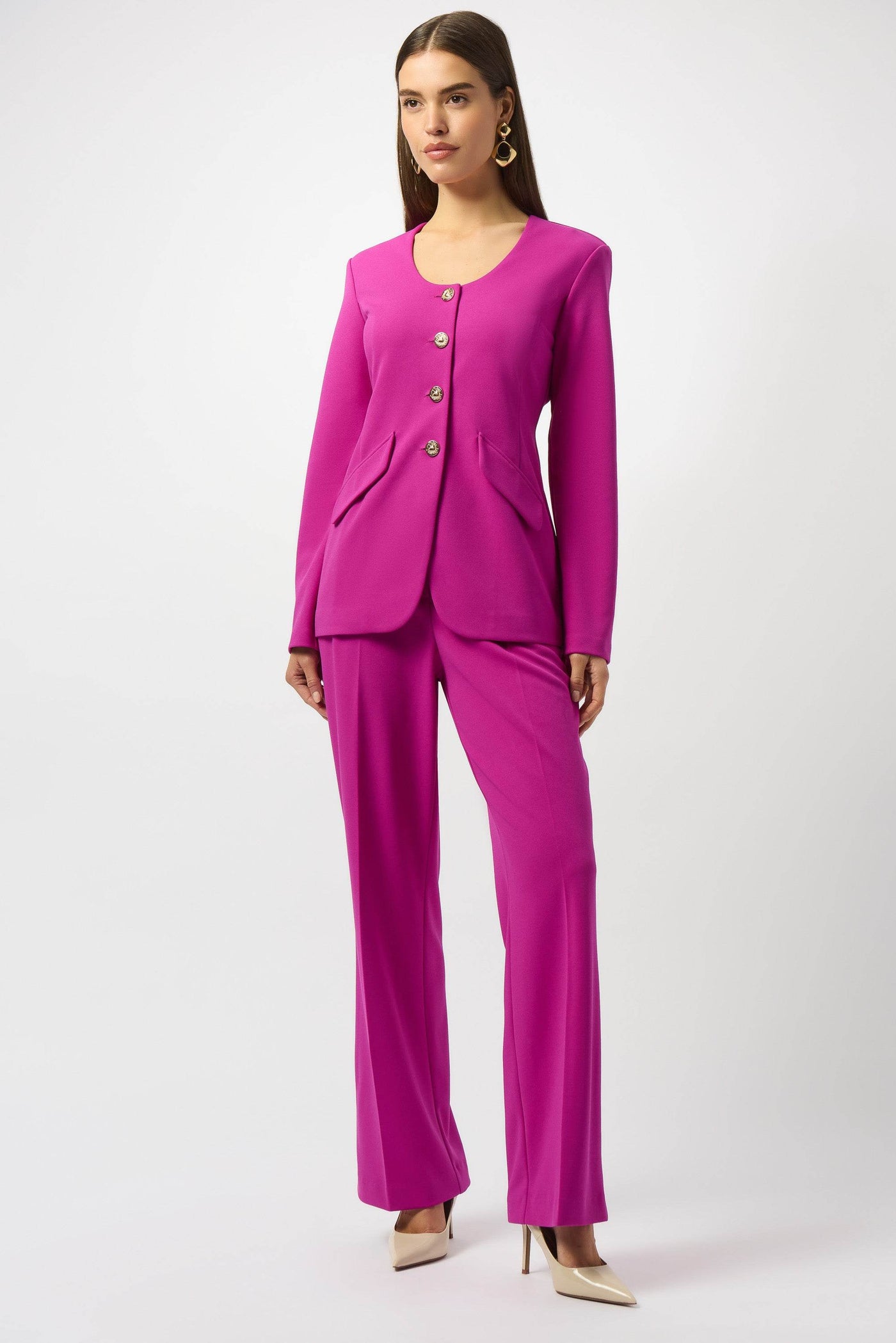 Scuba Crepe Fitted Jacket Joseph Ribkoff