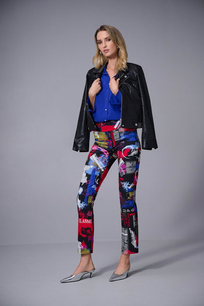 Millennium Print Straight Leg Pull-On Pants - Dream Pants