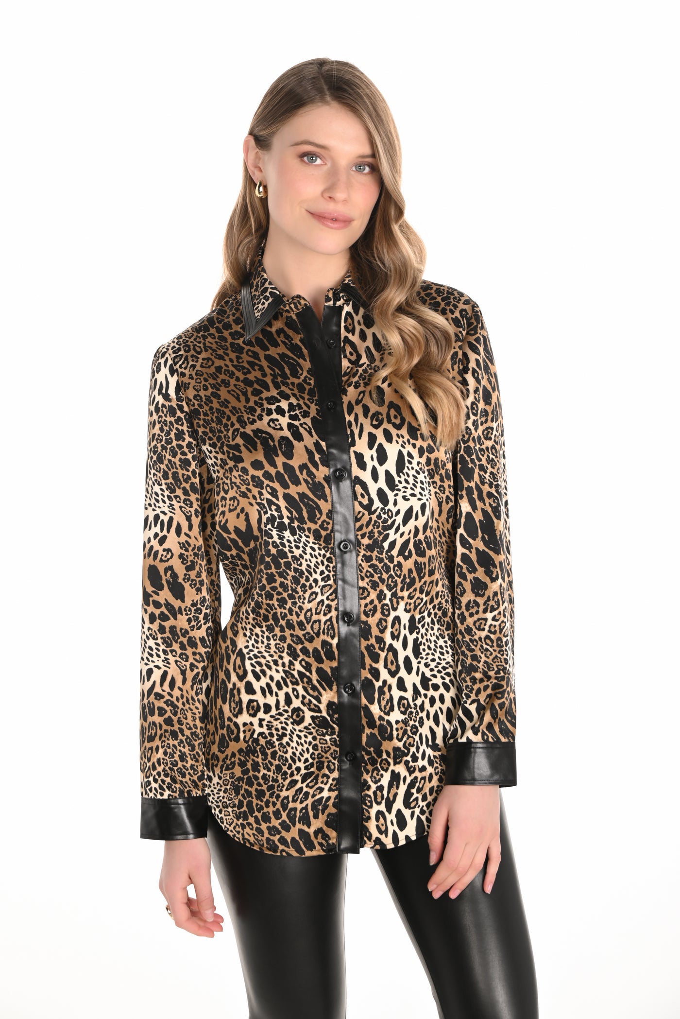 Animal Print Blouse Frank Lyman