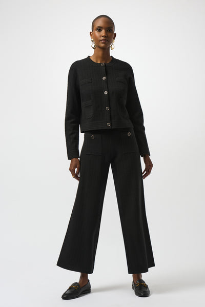 Sweater Knit Straight Leg Pants Joseph Ribkoff