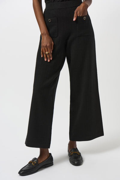 Sweater Knit Straight Leg Pants Joseph Ribkoff