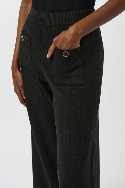 Sweater Knit Straight Leg Pants Joseph Ribkoff