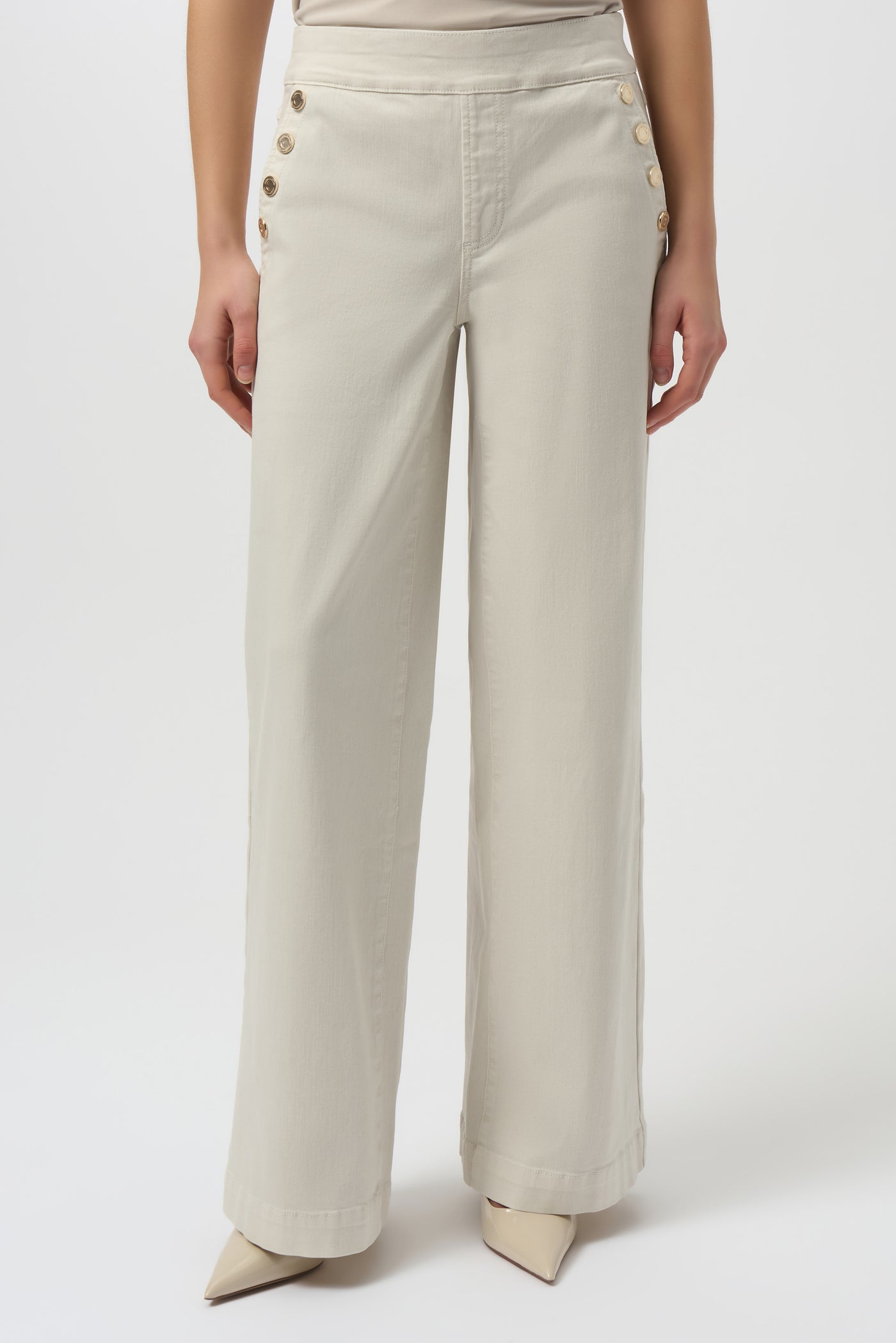 Classic Wide Leg Pull-On Jeans Joseph Ribkoff