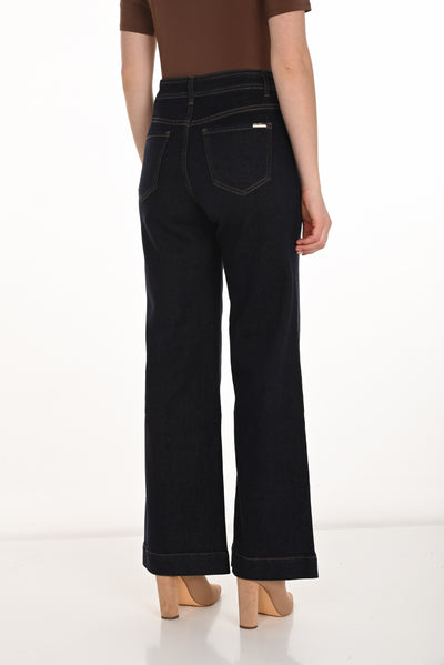 Icon Detail Wide-Leg Jeans Frank Lyman