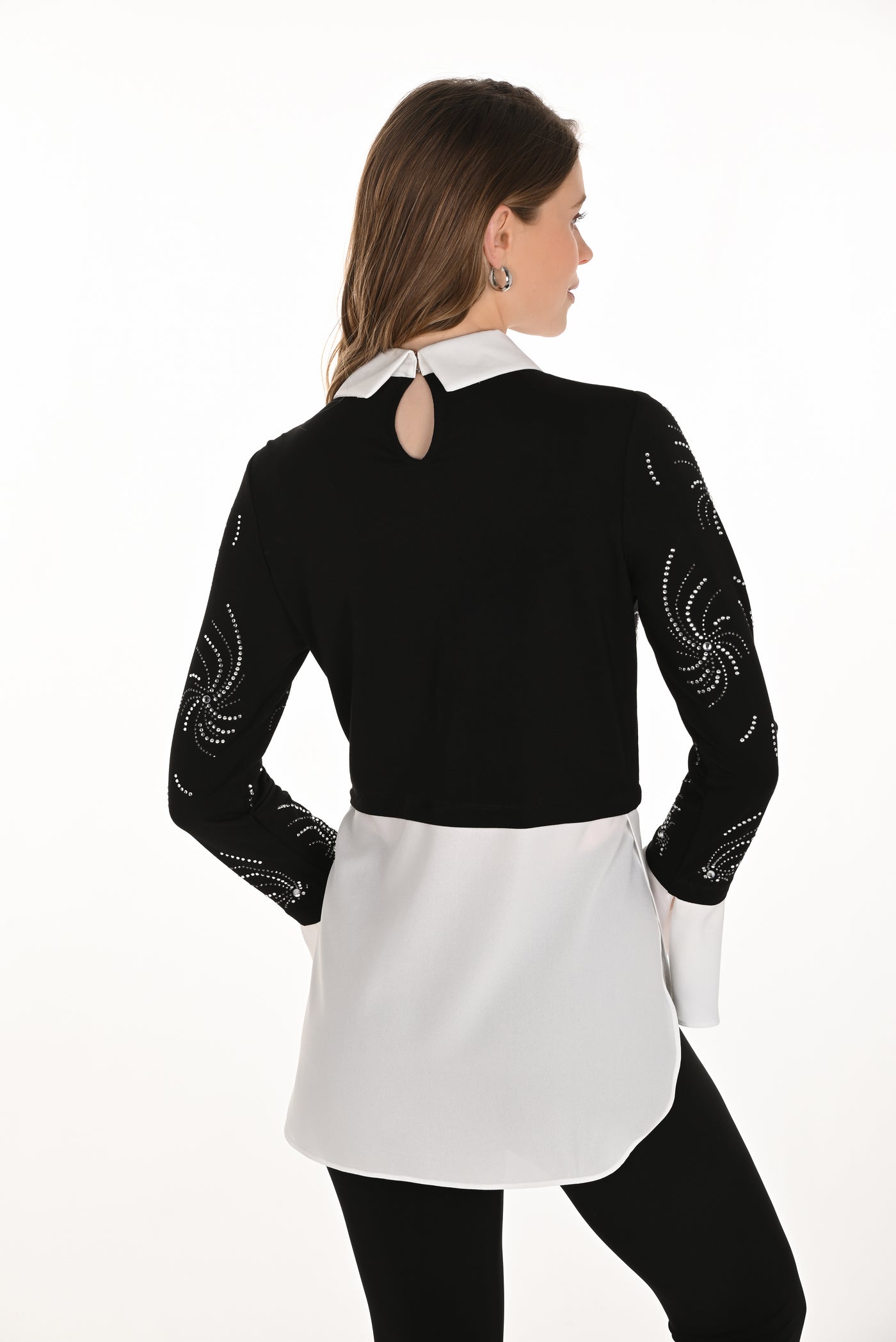 Starlight Layered Knit Top Frank Lyman