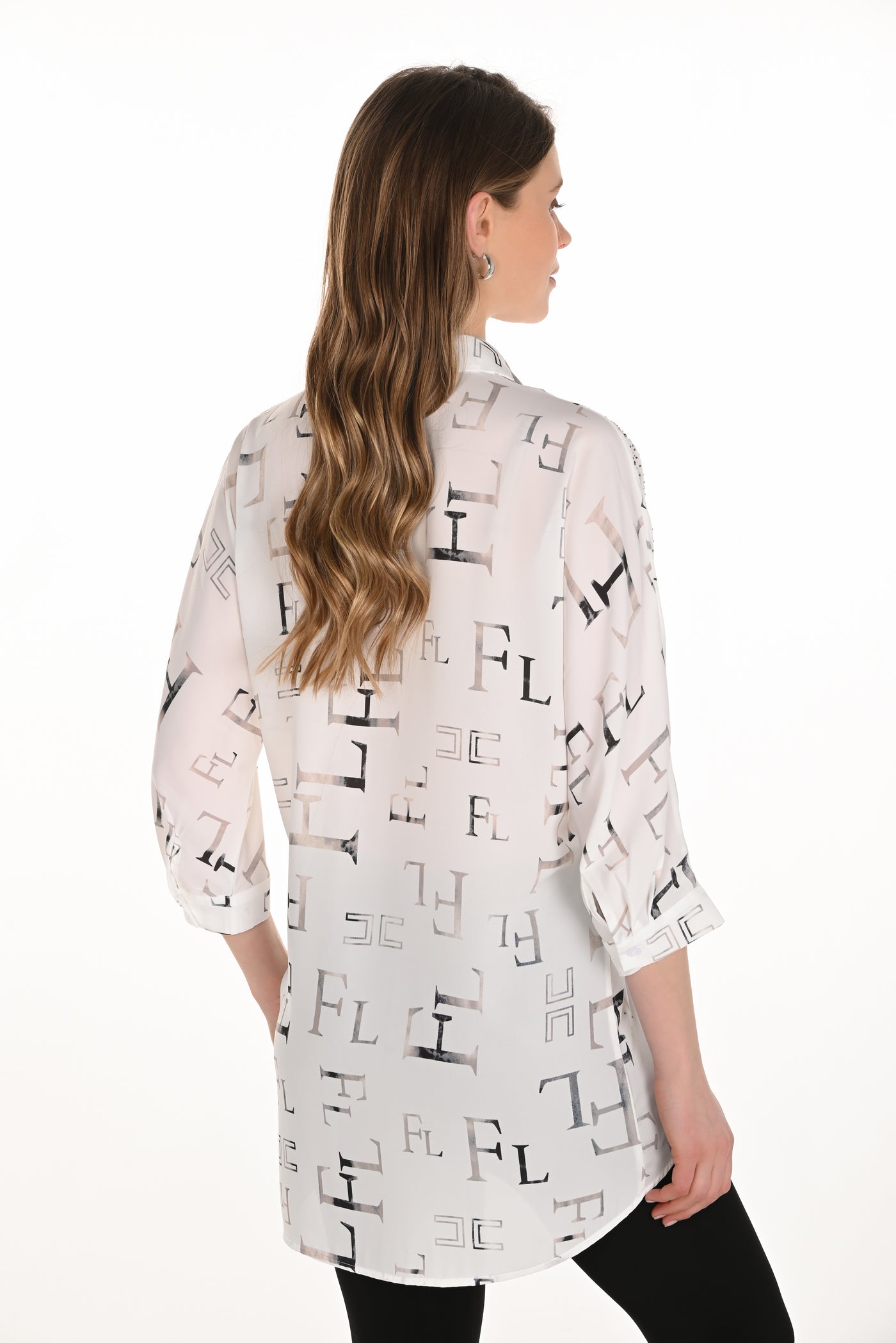 Mosaic Woven Blouse Frank Lyman