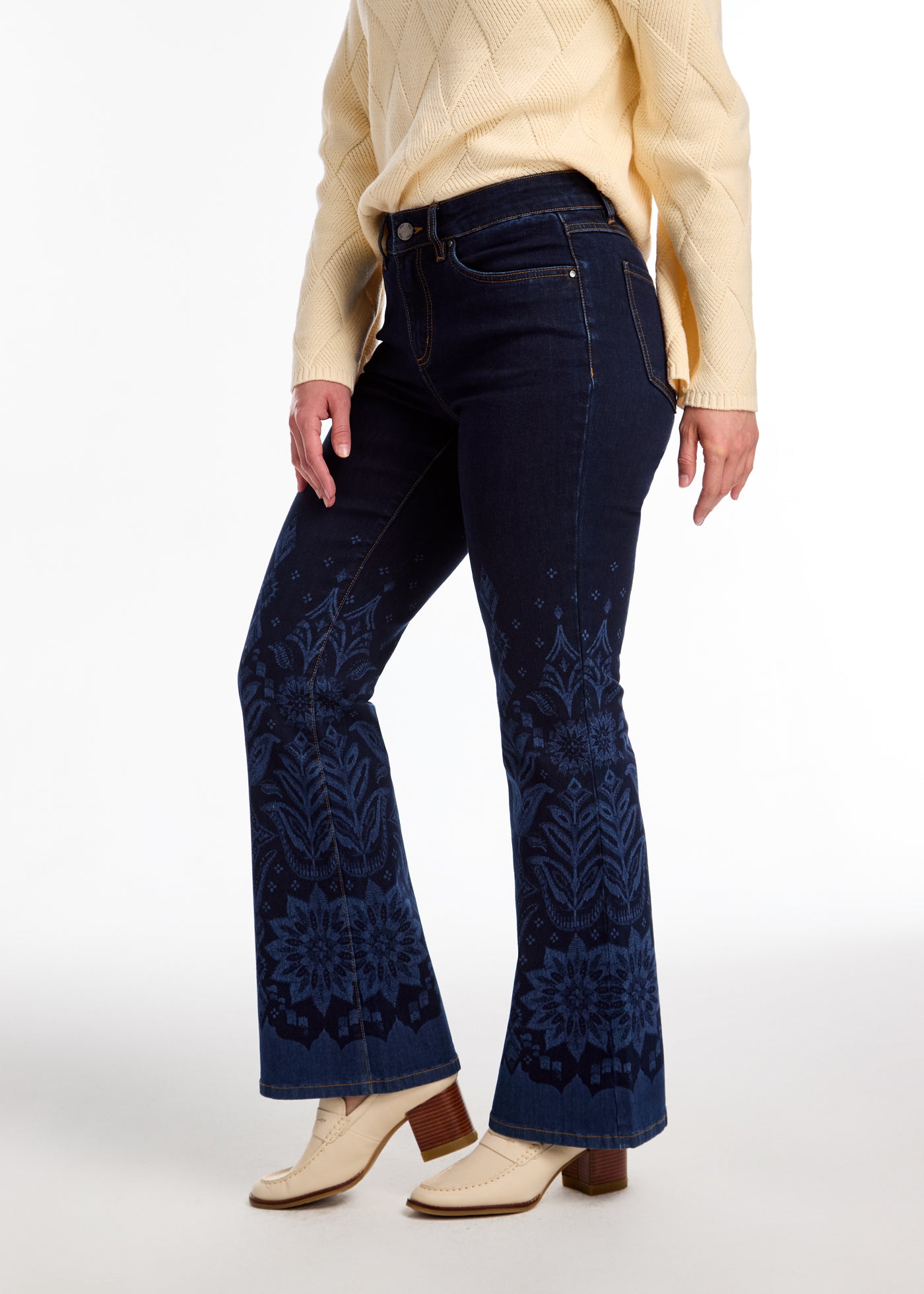 Olivia Flare Leg French Dressing Jeans