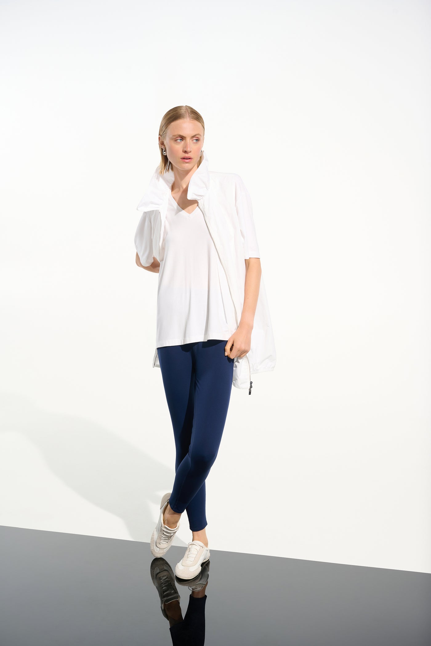 Jersey Boxy Tunic With V-neckline Joseph Ribkoff