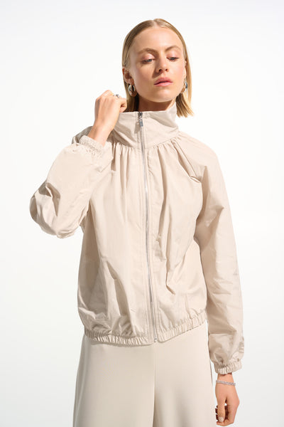 Memory Cocoon Outdoor Jacket With Funnel Collar Joseph Ribkoff