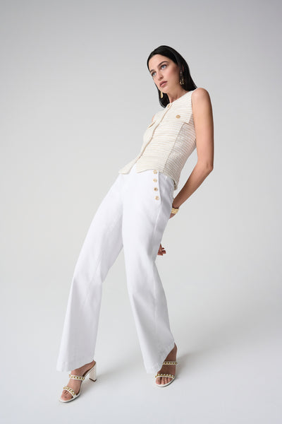 Wide Leg Pull-On Jeans Joseph Ribkoff