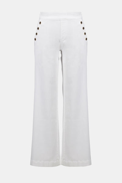 Wide Leg Pull-On Jeans Joseph Ribkoff