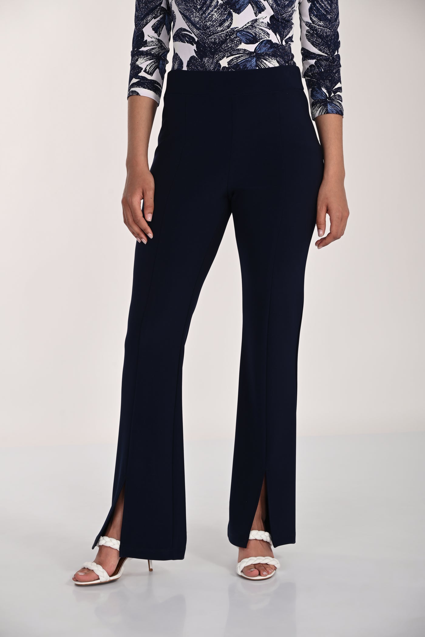 Midnight Split-Hem Pants Frank Lyman