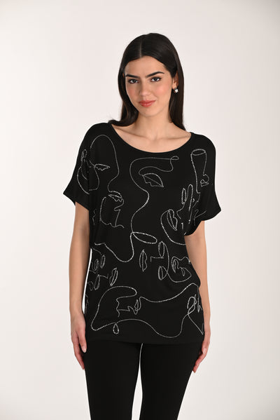 Sparkle Art Tee Frank Lyman