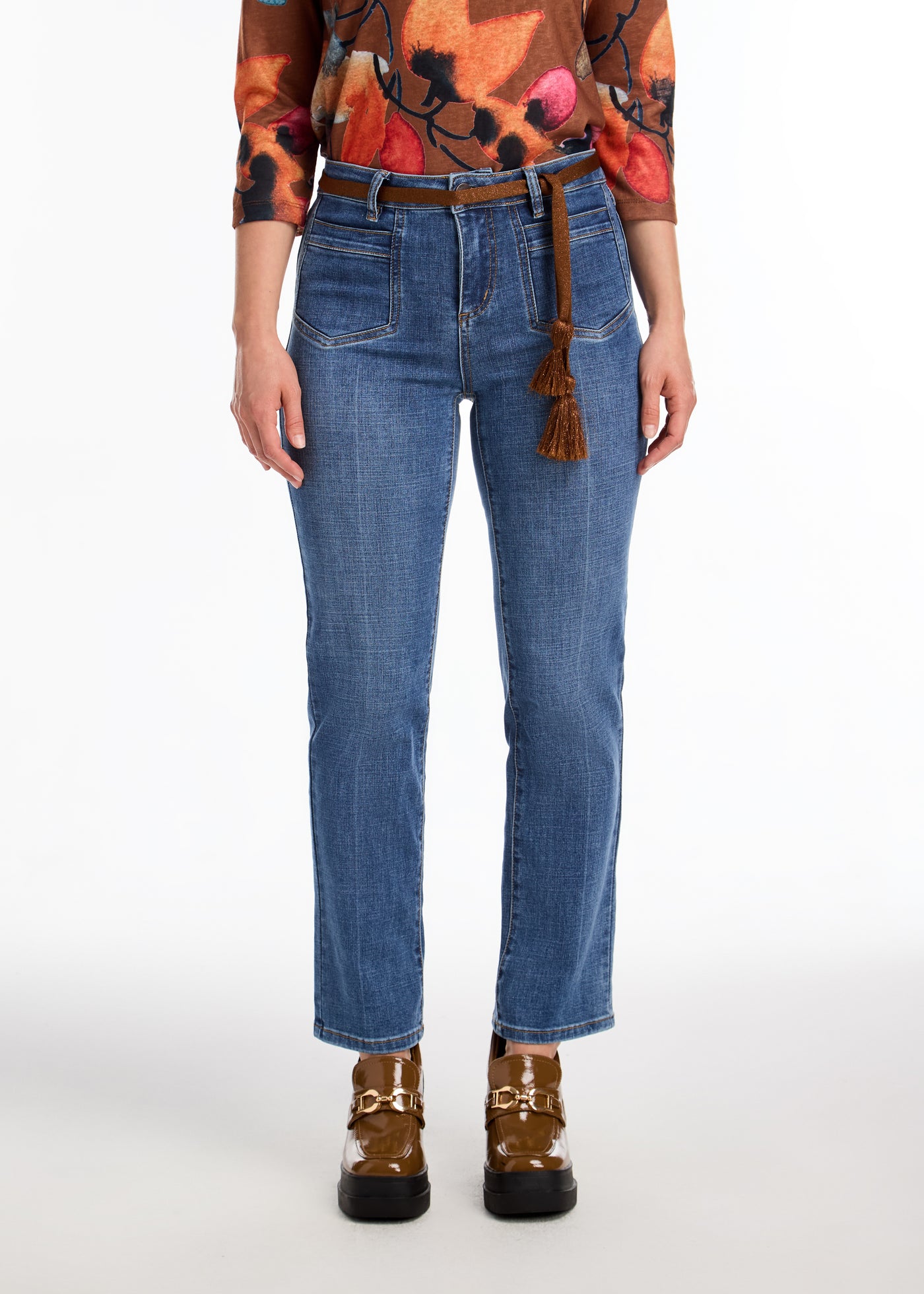 Olivia Pencil Ankle French Dressing Jeans